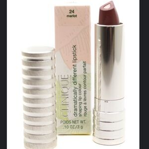 NIB Clinique Dramatically Different Lipstick - 24 Merlot
